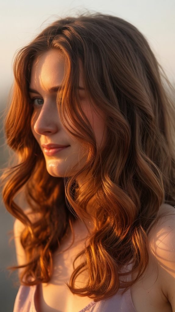 Golden Hour Caramel Glow