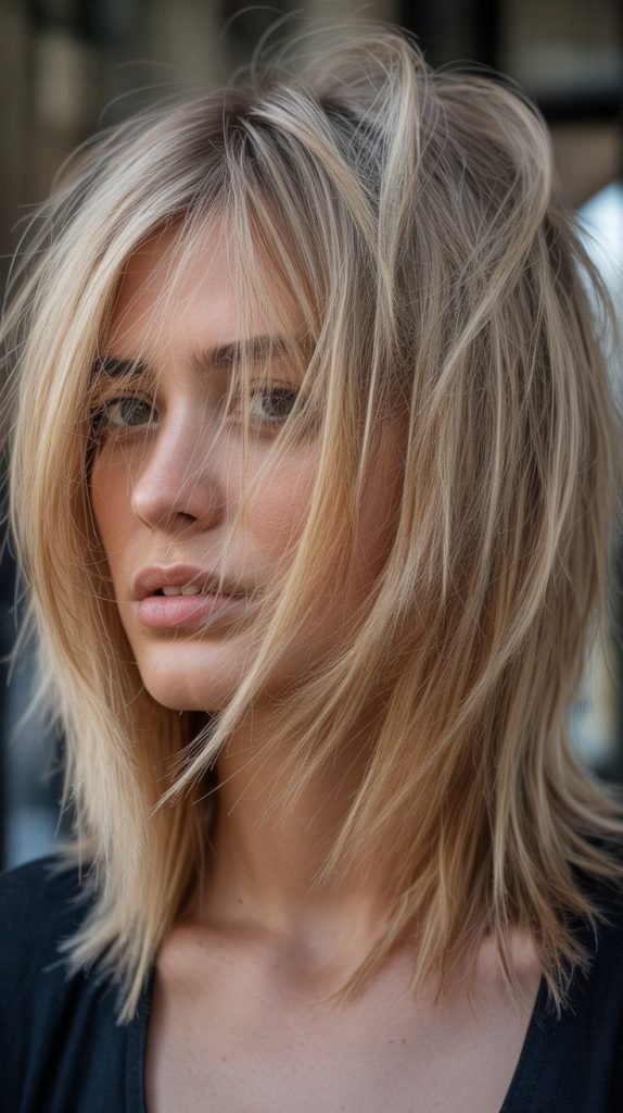 Choppy Bob with Textured Everything