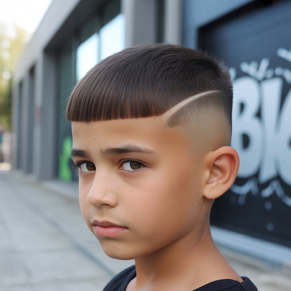 16. Taper Fade with French Crop