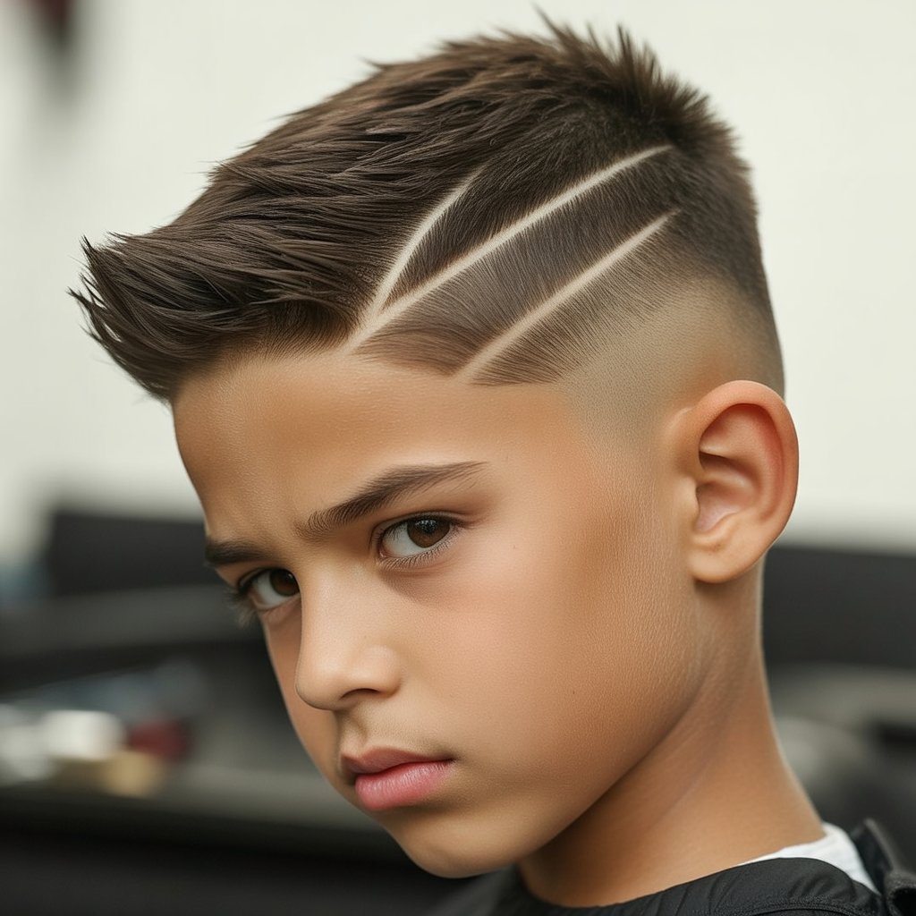 18. High Taper with Disconnected Undercut