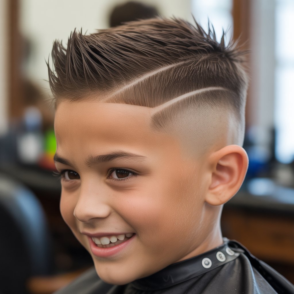 6. Taper Fade with Faux Hawk