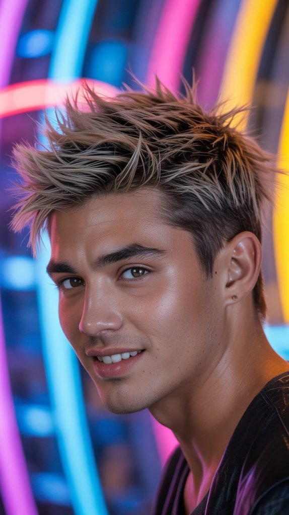 Medium Length Spiky Hair