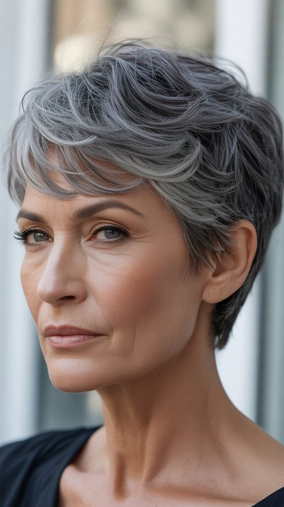 Lowlights for Short Gray Bobs