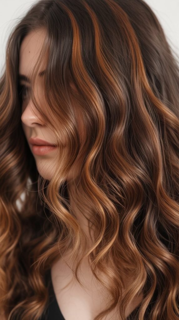Textured Caramel Highlights