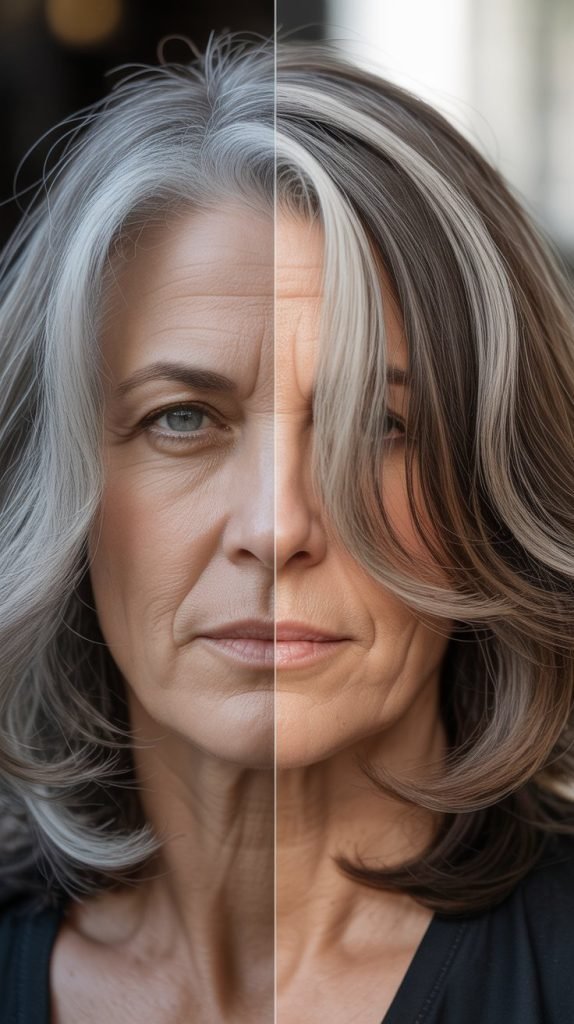 Understanding Lowlights vs Highlights for Gray Hair
