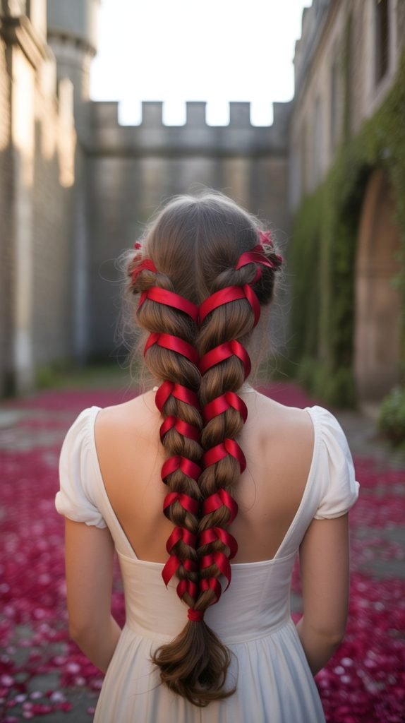 22. Braided Heart Updo