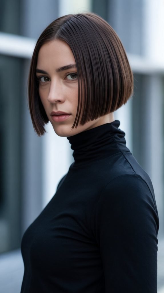  Pin-Straight Angled Bob