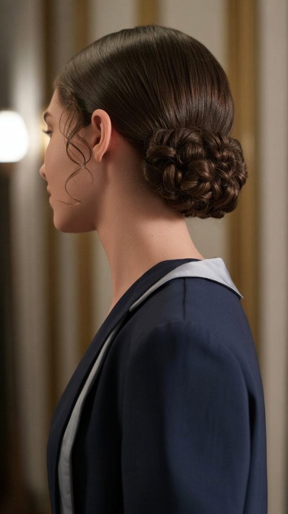 Elegant Curly Chignon