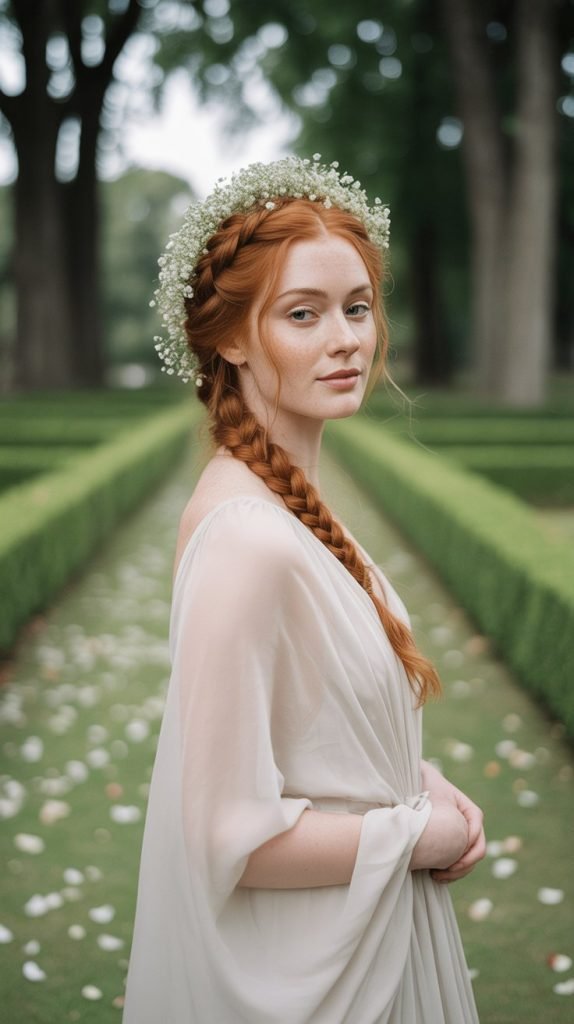 Bohemian Waves with Lavender Crown