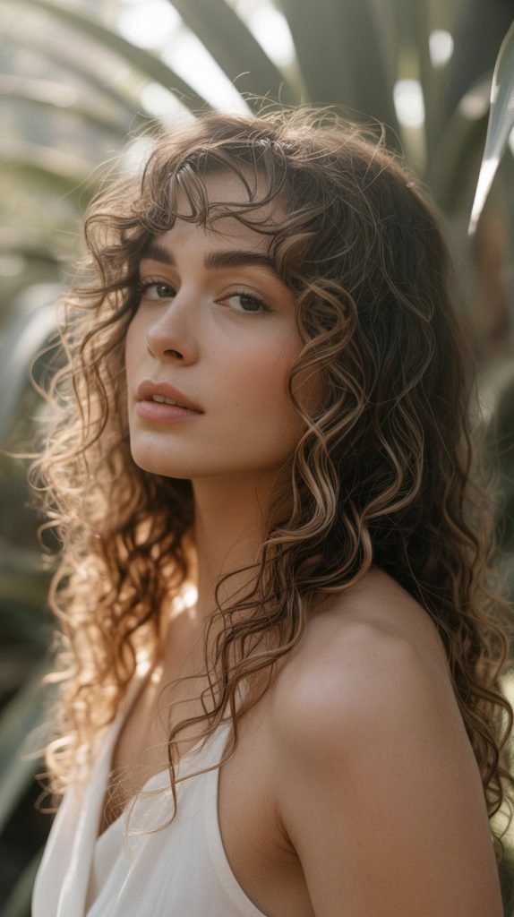 25. Butterfly Cut with Wispy Ends