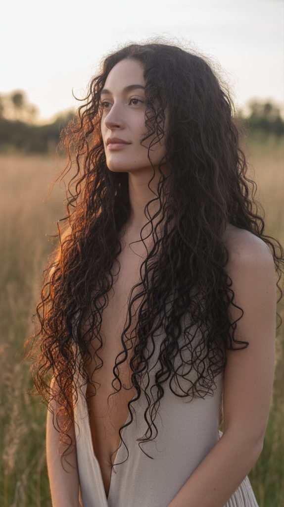 6. Long Butterfly Cut with Minimal Layering