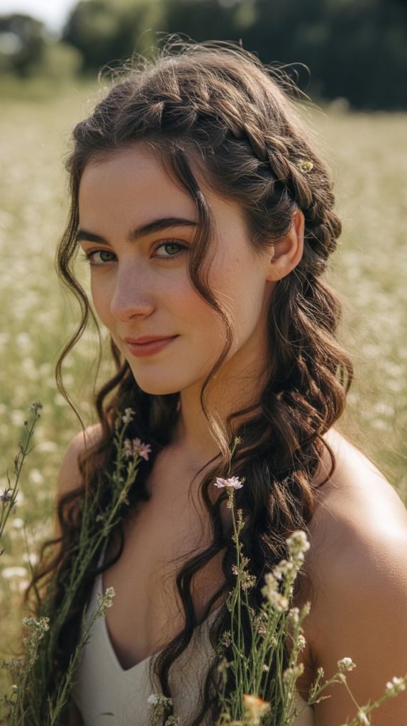 The Braided Half-Up Style