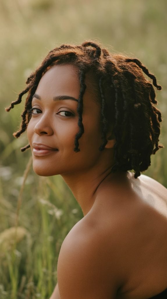 7. Short Freeform Locs