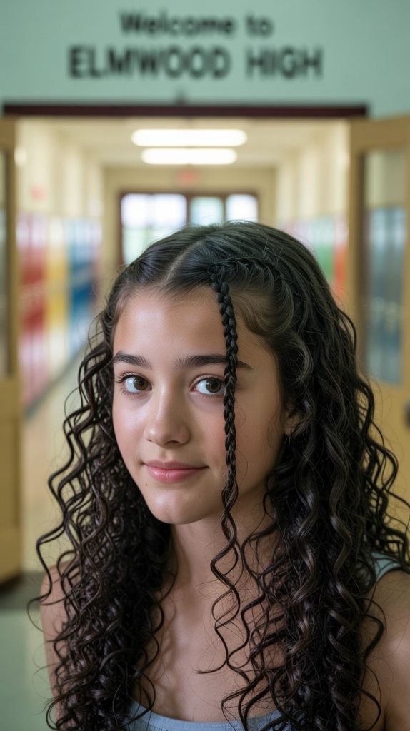 16. The Side Braid Accent