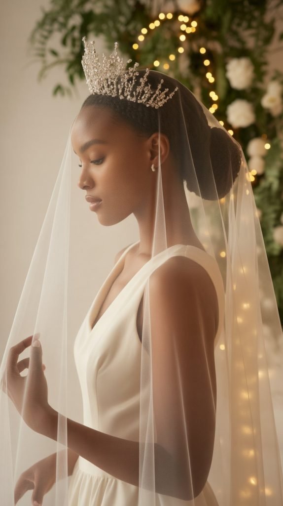 11. Twisted Crown with Low Bun