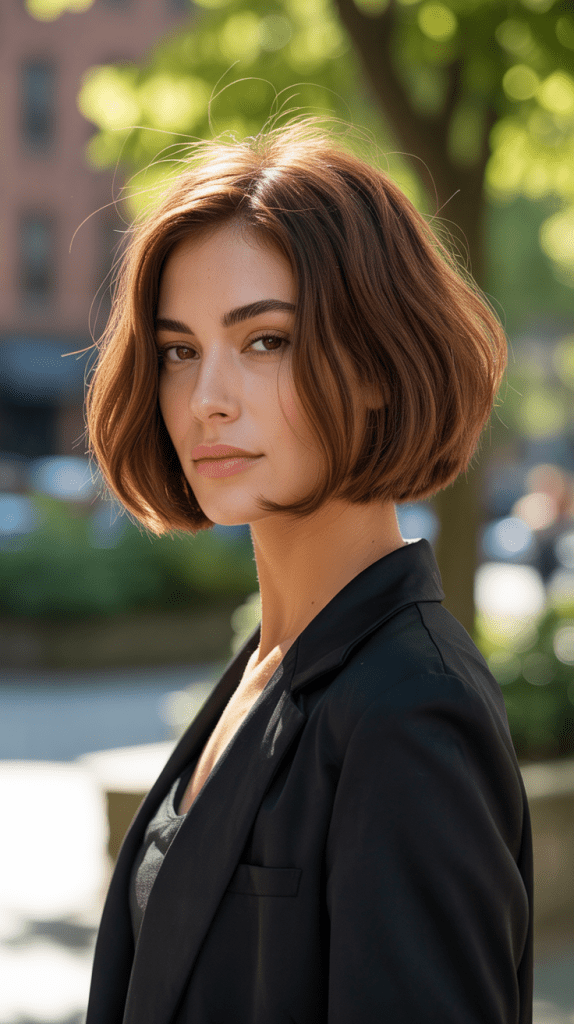 Razor-Cut Angled Bob