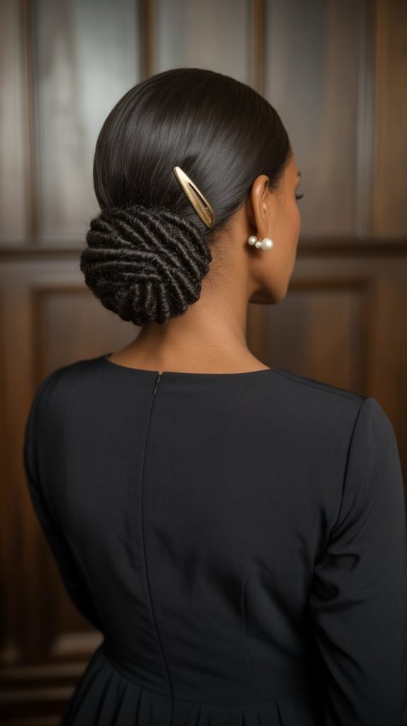 21. Low Gathered Updo