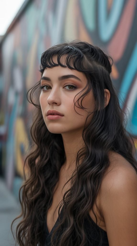 Butterfly Cut with Micro Bangs