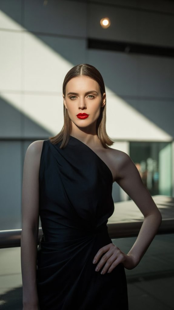 7. Sleek and Polished Straight Styles