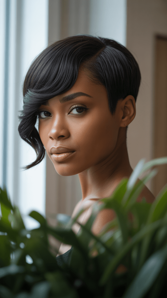 The Side-Swept Pixie