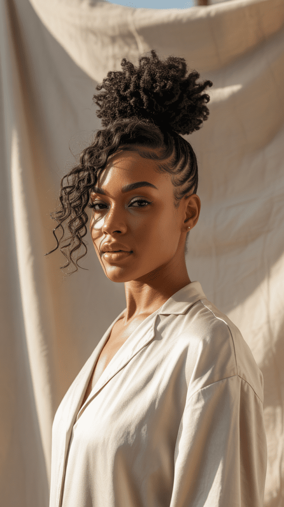 The Natural Afro Puff