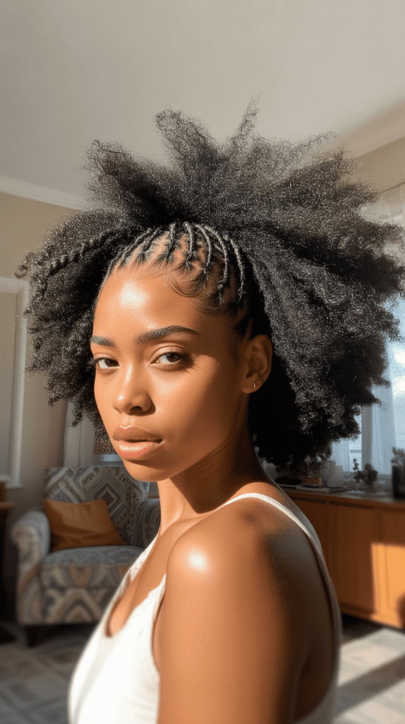 Twisted Front with Fro Back