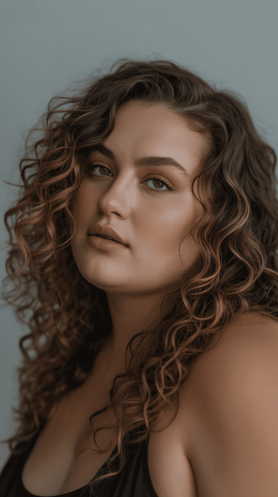 Side Part with Face-Framing Layers