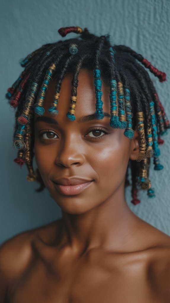 26. Wrapped Short Locs