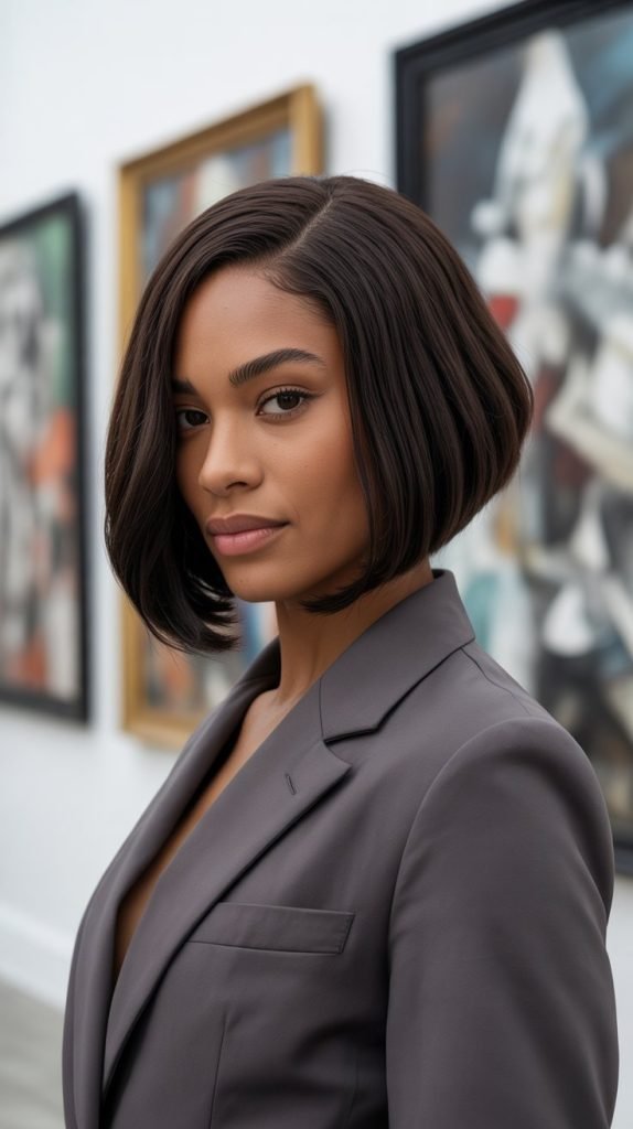 Asymmetrical Bob Cut