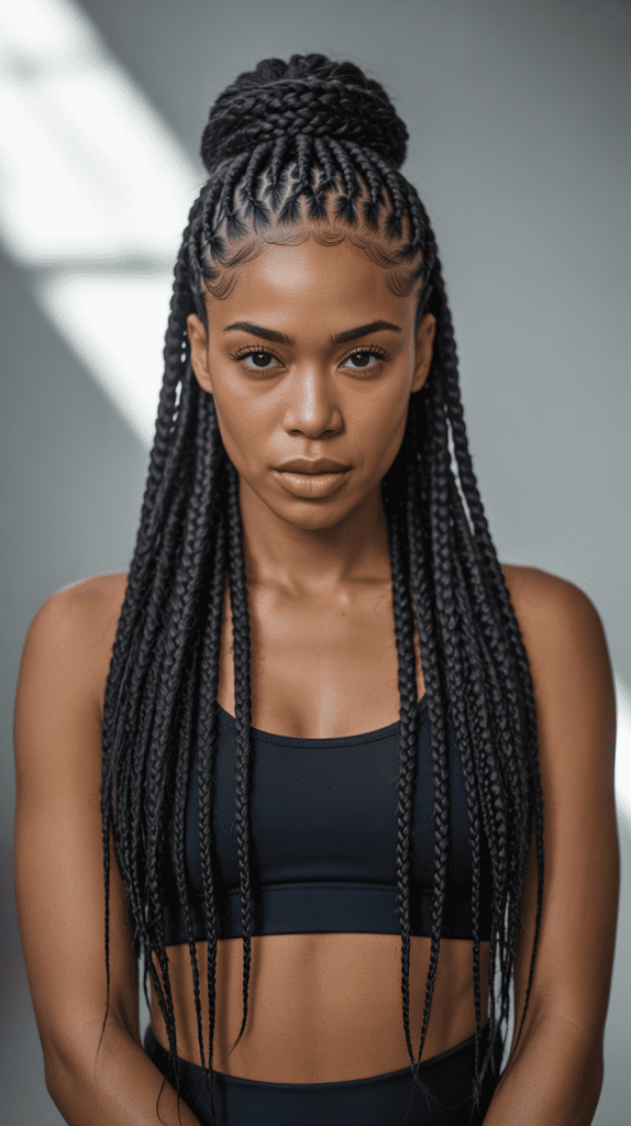 Braided Base Ponytail