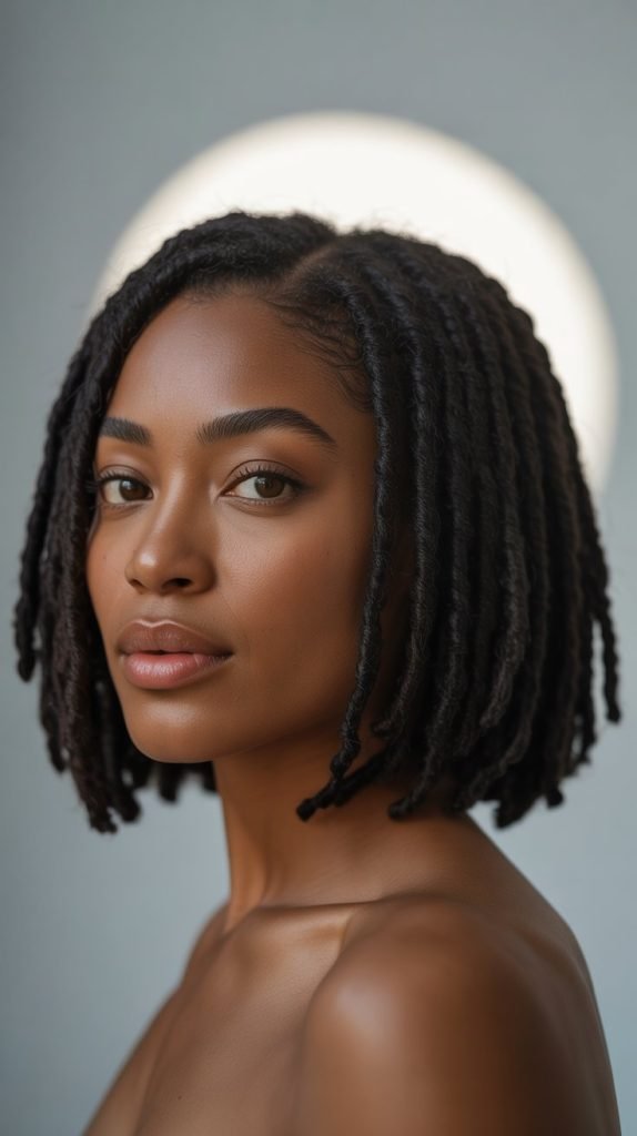 1. The Classic Short Bob Locs