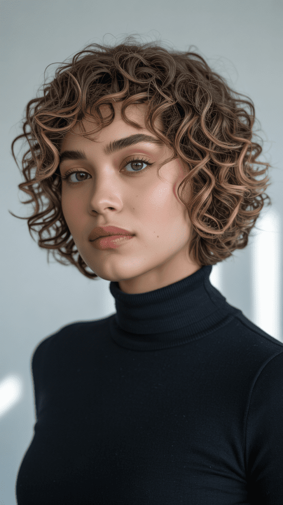 Curly Shag Bob