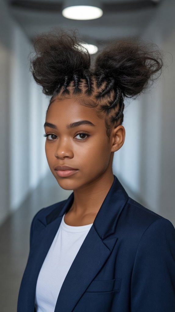 Faux Hawk with Flat Twists