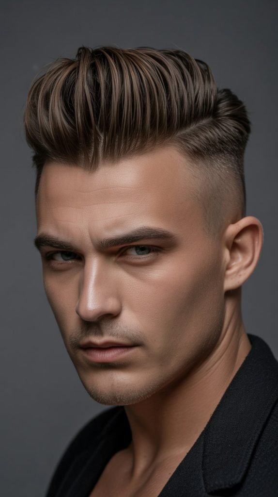 Pompadour with Undercut