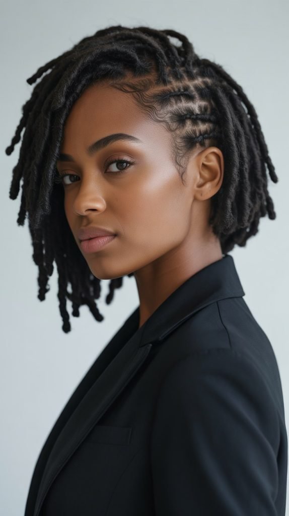 Asymmetric Bob Locs with Side Fade