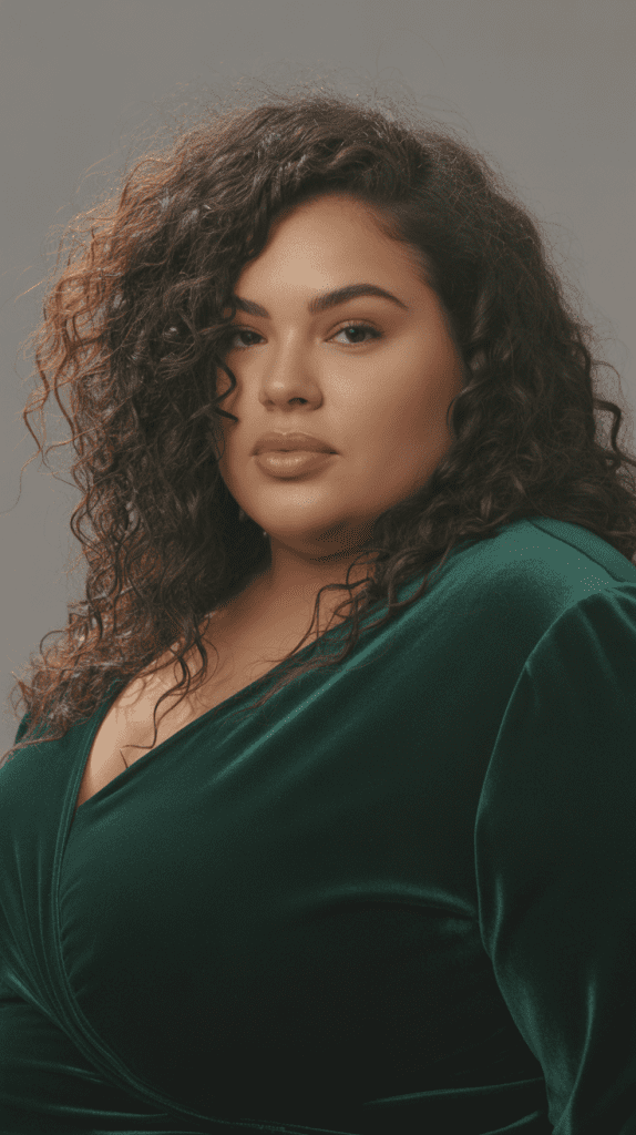 Diagonal Curly Part with Side Volume