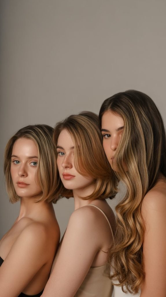 DIY Highlight Placement for Different Hair Lengths