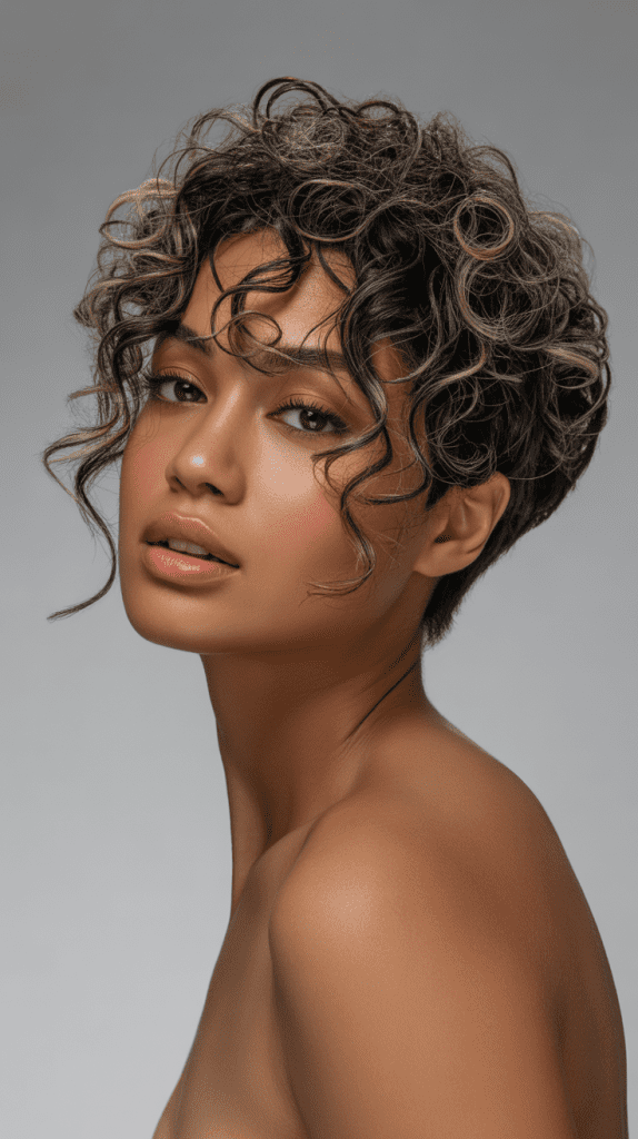 The Soft Curls Pixie