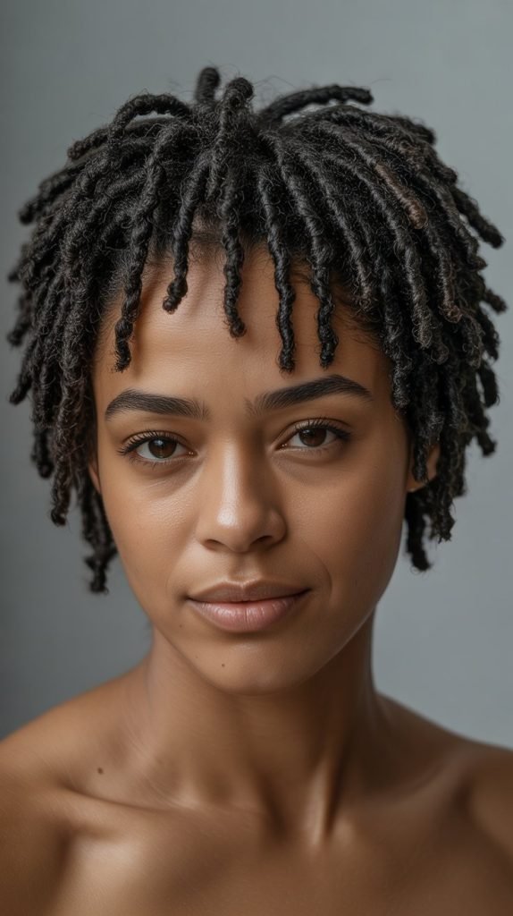 17. Interlocked Short Locs