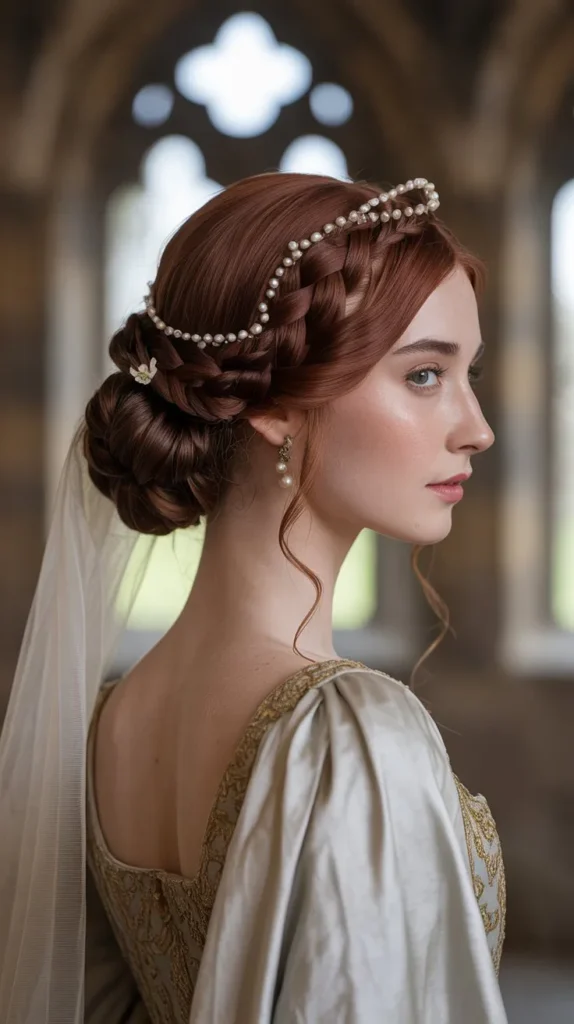 The Gothic Medieval Low Bun