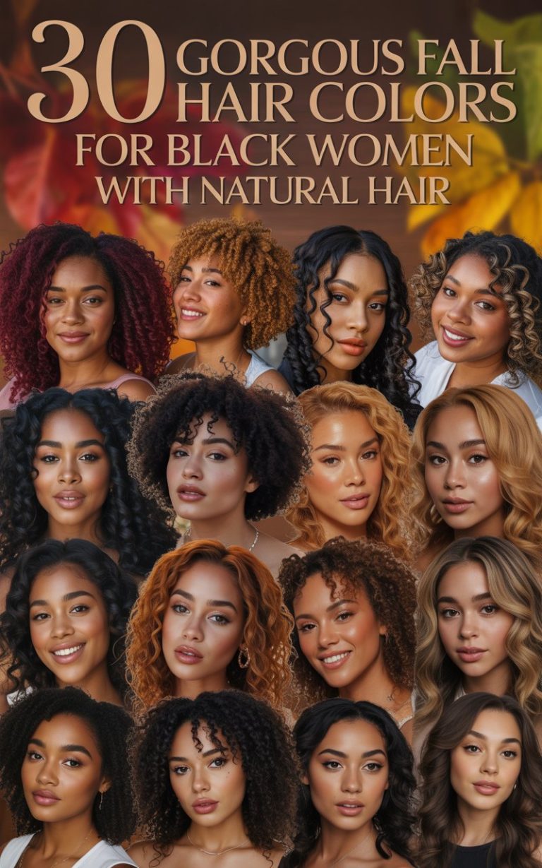 30 Gorgeous Fall Hair Colors for Black Women with Natural Hair