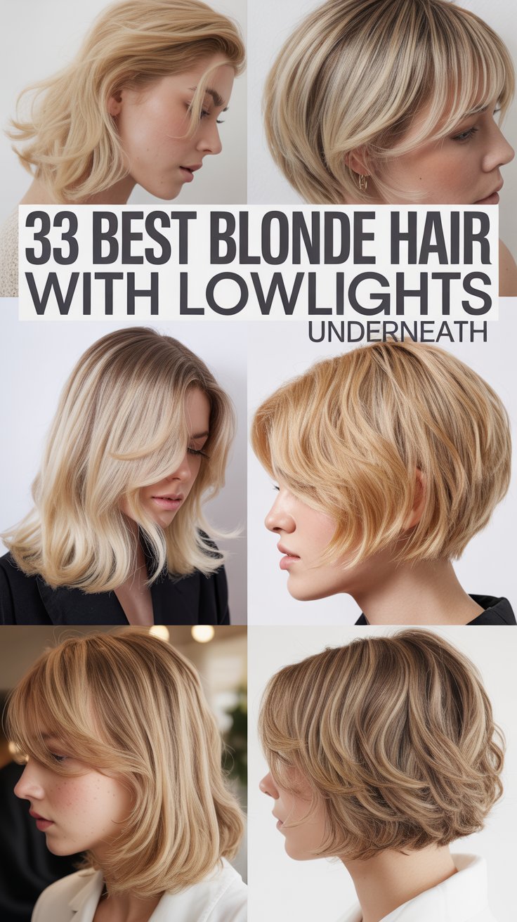 33 Best Blonde Hair with Lowlights Underneath