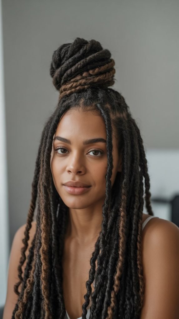 10. Top Knot Retwist