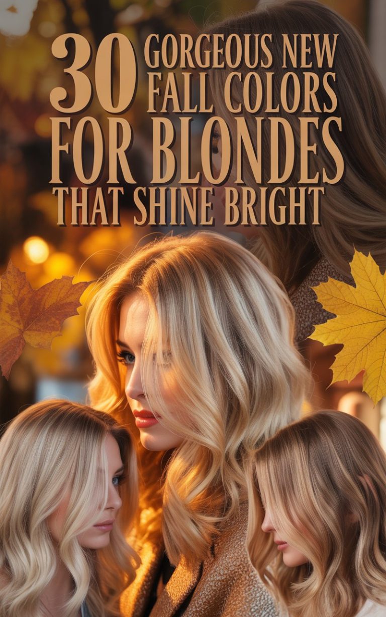 30 Gorgeous New Fall Hair Colors for Blondes That Shine Bright