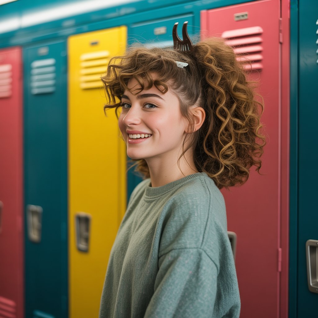 13. Bubble Ponytail with Claw Clip Base