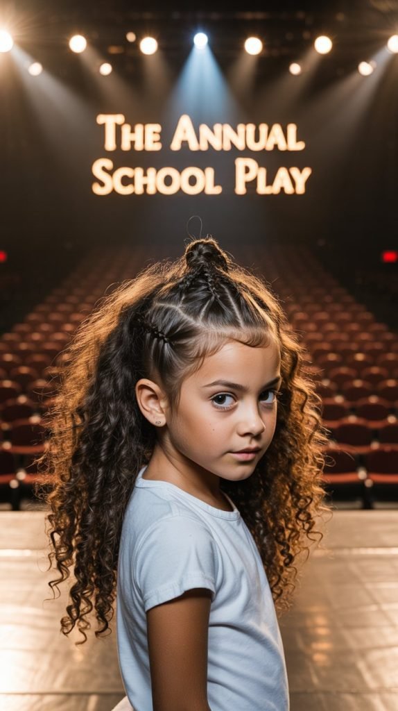 27. Asymmetrical Curly Updo