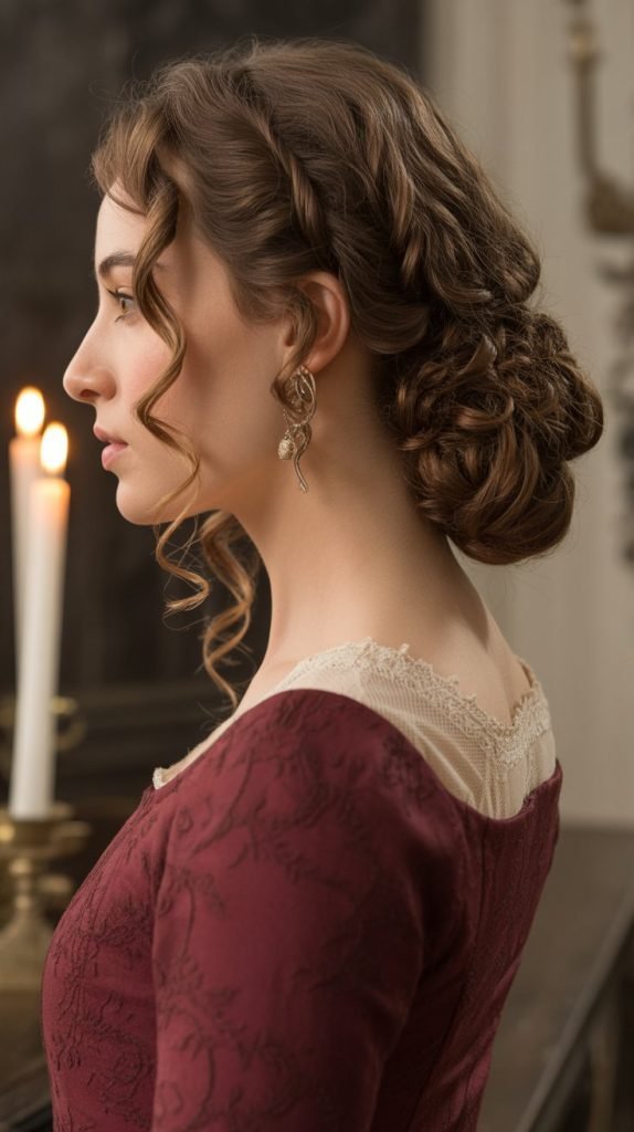 Victorian-Renaissance Hybrid Side Bun