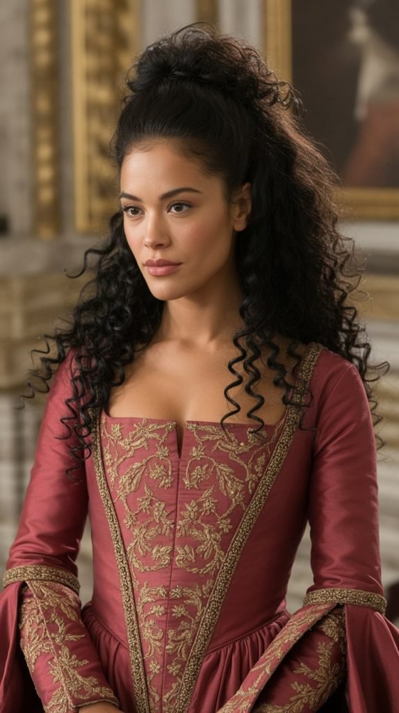  The Wrapped Ponytail with Curly Volume