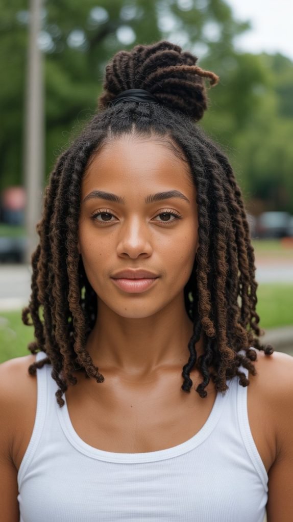 Half-Up Half-Down Style