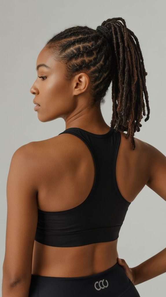 Two-Strand Loc Ponytail